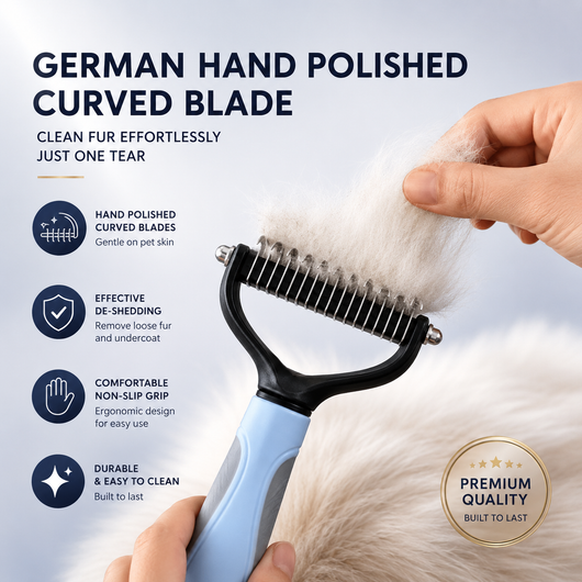 Tidy Tails Klymber™ — German-Designed Thinning & Detangling Pet Comb