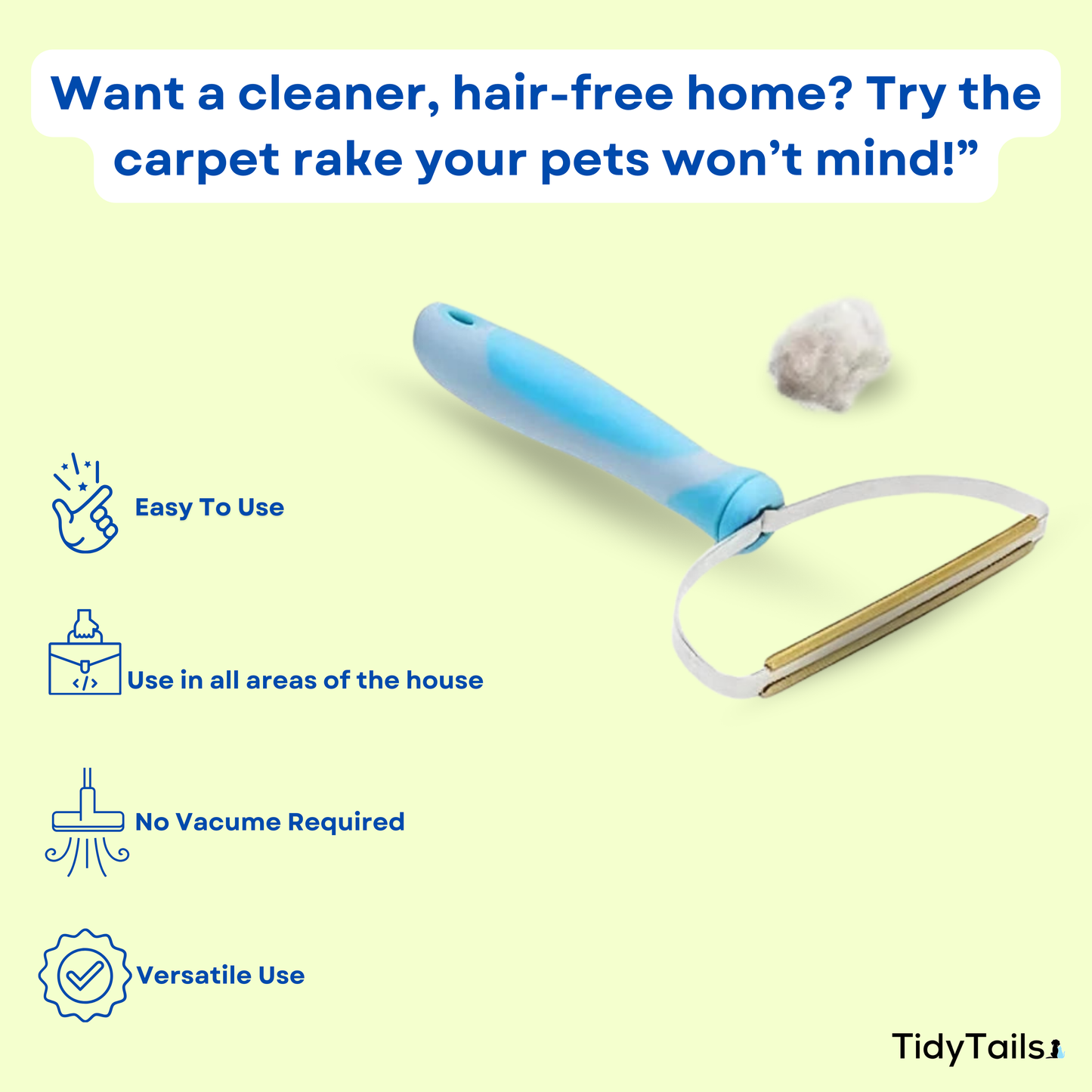 TidyTails Deluxe Pet Hair Remover Set