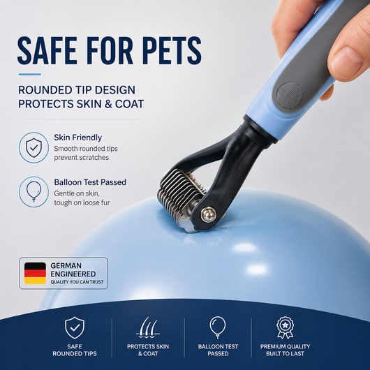 Tidy Tails Klymber™ — German-Designed Thinning & Detangling Pet Comb