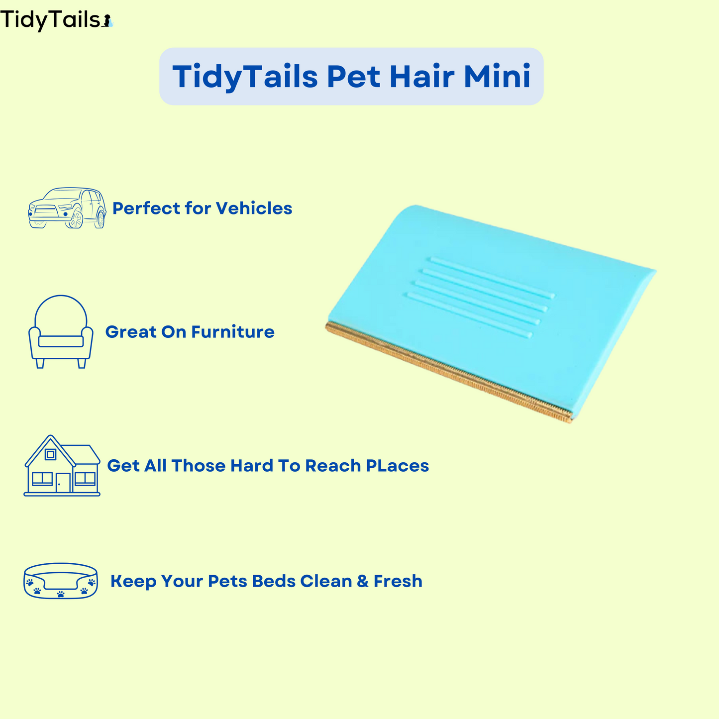 TidyTails Deluxe Pet Hair Remover Set