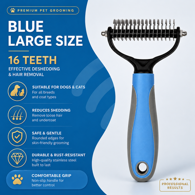 Tidy Tails Klymber™ — German-Designed Thinning & Detangling Pet Comb