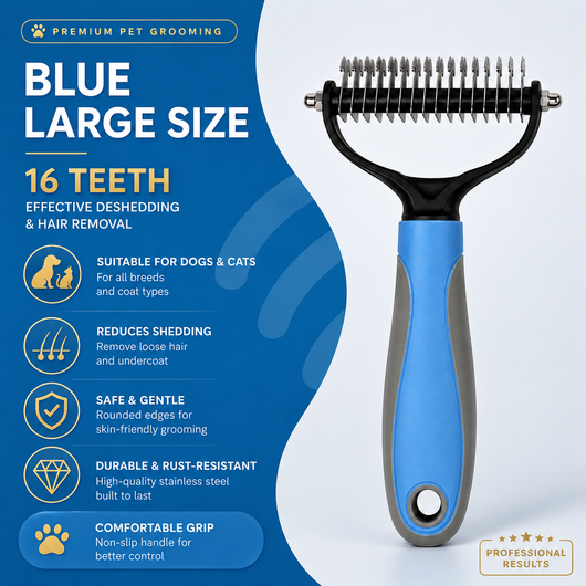 Tidy Tails Klymber™ — German-Designed Thinning & Detangling Pet Comb